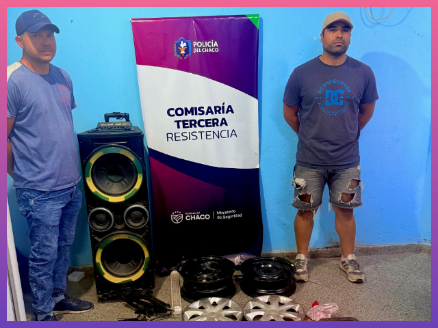 RESISTENCIA: Cuatro Ciudadanos Abandonaron Varios Objetos Al Ver A La Policía