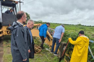 Apa Supervisa Trabajos Claves De Desagües Tras Las Intensas Lluvias En El área Metropolitana
