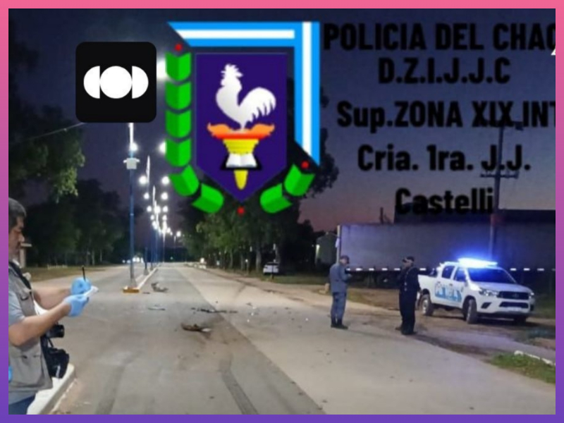 CASTELLI:  Accidente de Tránsito: Cuatro Heridos Leves Y Cuatro Personas Con Aliento Etílico