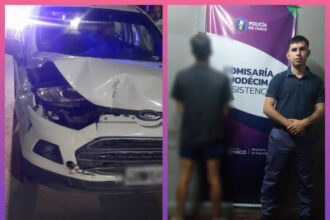 RESISTENCIA:  Conductor Alcoholizado Chocó Un Vehículo Estacionado Y Terminó Demorado