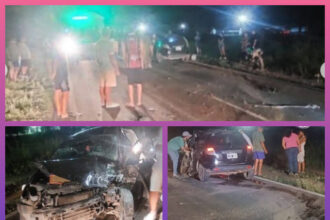 CAMPO LARGO: Grave Accidente En Ruta Nacional N° 89: Un Hombre Atrapado En Un Auto Volcado