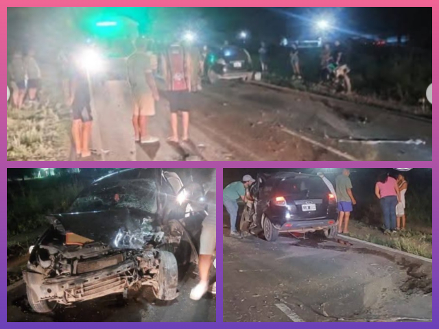 CAMPO LARGO: Grave Accidente En Ruta Nacional N° 89: Un Hombre Atrapado En Un Auto Volcado