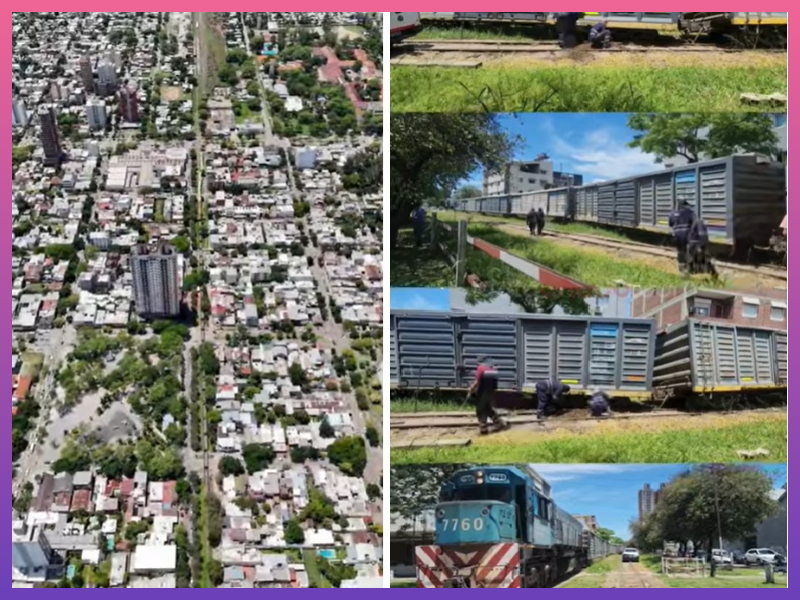 CHACO: Un Tren Descarriló Y El Tránsito Es Un Caos En Pleno Centro De Resistencia