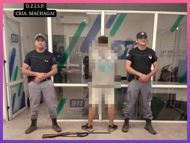 CHACO: Disparó A Un Joven Con Una Escopeta Y Terminó Detenido