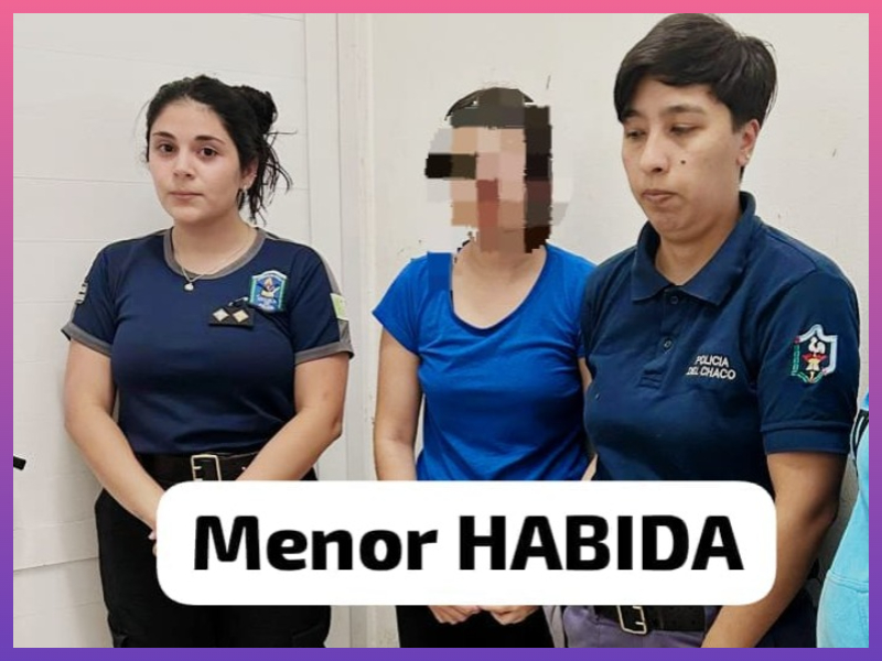 CHACO:    La Policía Localizó A La Menor Buscada En Machagai