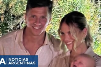 Eva Bargiela y Gianluca Simeone bautizaron a su hijo Faustino