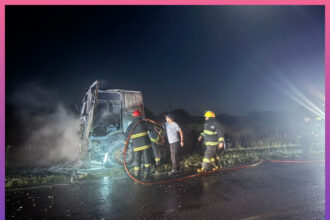 CHACO: Sofocan Incendio De Un Camión En Plena Ruta 95
