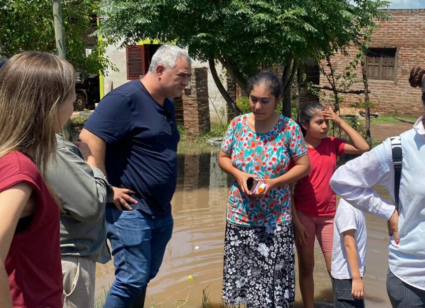 Las Garcitas: El Gobierno Provincial Continúa Con La Asistencia A Las Familias, Tras Las Lluvias