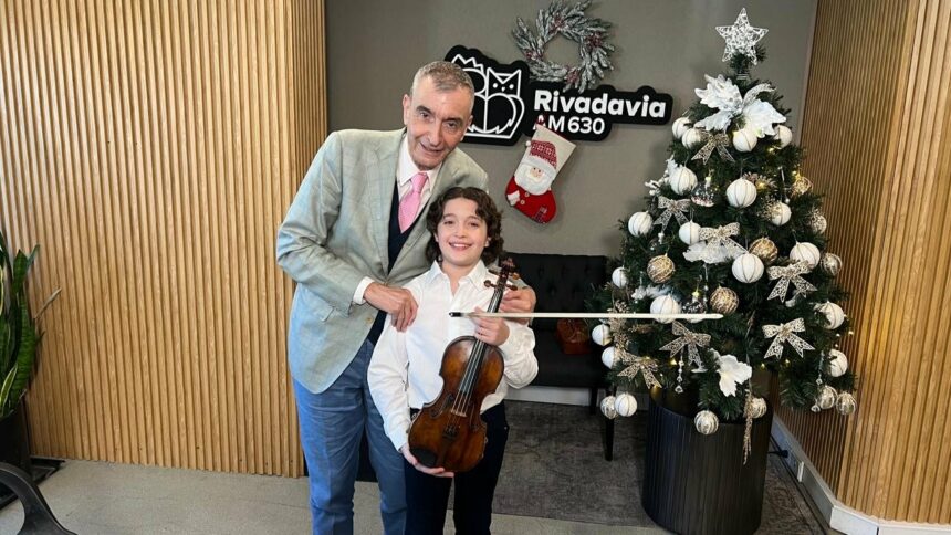 La increíble historia de Marcos Carreras, el violinista de 12 años que deslumbra al mundo