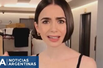 La increíble reacción de Lily Collins al conocer a su ídola en un programa en vivo