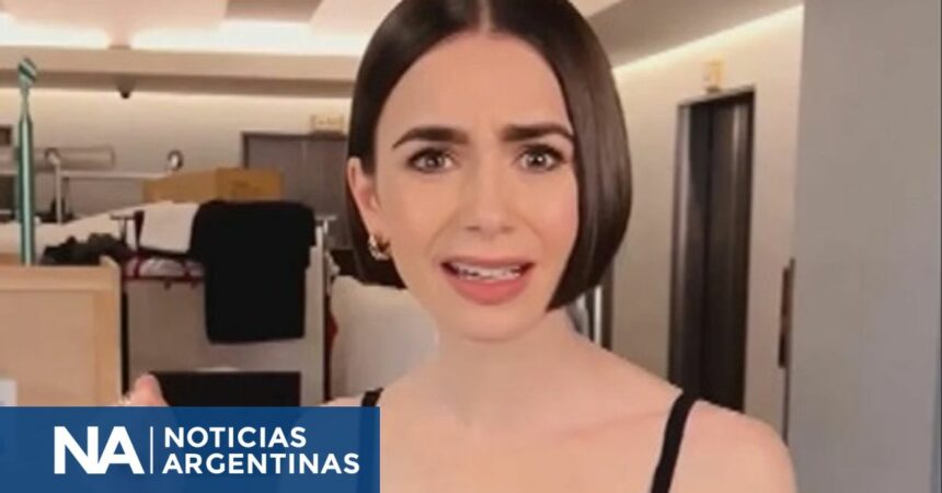 La increíble reacción de Lily Collins al conocer a su ídola en un programa en vivo