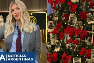La lujosa Navidad de Wanda Nara y un arbolito cargado de simbolismos
