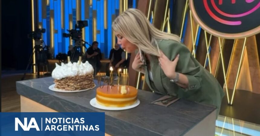 La original torta que recibió Wanda Nara por su cumpleaños