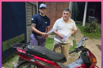 RESISTENCIA: Efectivos Recuperaron Un Motocicleta Robada