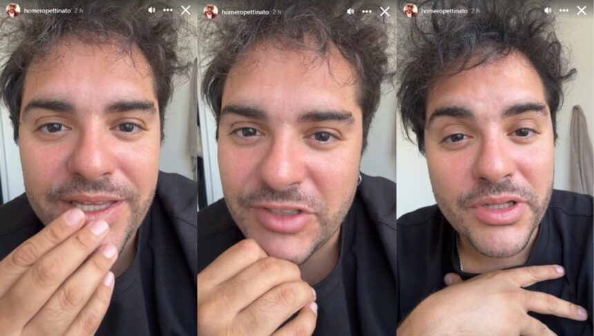 “Me iba a venir a pegar”: Homero Pettinato y la “extorsión” que sufrió por mensaje
