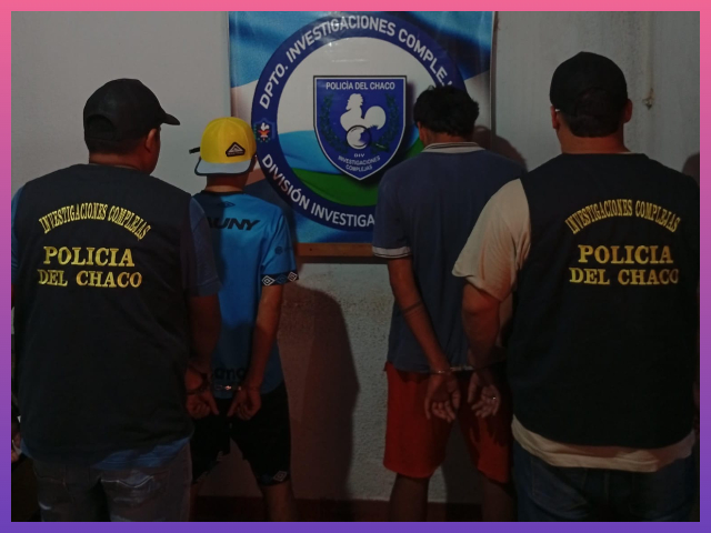 CHACO:   Con Una Tumbera Robaron En Un Pool E Investigaciones Los Atrapó