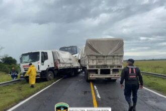 CHACO: Choque Entre Camión Y Colectivo En La Ruta 11: No Hubo Heridos