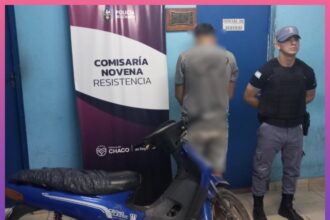 RESISTENCIA: Recuperan Una Motocicleta Robada Y Detienen Al Sospechoso Escondido Entre Pastizales