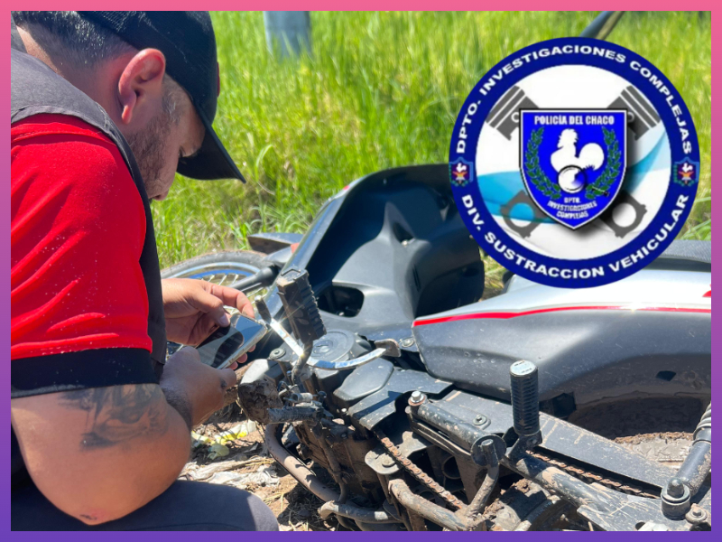 RESISTENCIA: Vio A La Policía Y Abandonó La Moto Robada Que Quería Vender