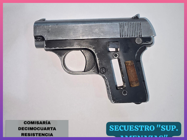 CHACO: Amenazó Con Una Réplica De Un Arma A Un Vecino Y Fue Demorado