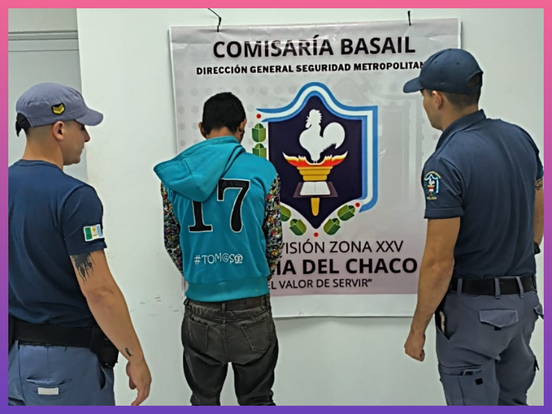 BASAIL: Detuvieron A Un Hombre Con Pedido De Captura Tras Provocar Desorden En La Vía Pública