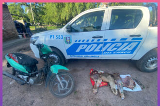 VILLA ÁNGELA: Secuestraron Carne De Caballo Y Una Moto