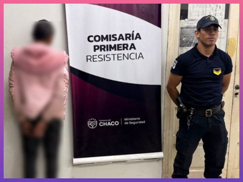 RESISTENCIA: Demoran A Un Hombre Tras Sustraer Elementos De Una Camioneta