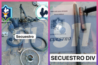 VILLA ÁNGELA: Dos Personas Fueron Demoradas Con Una “Tumbera” Y Una Motocicleta Desmantelada