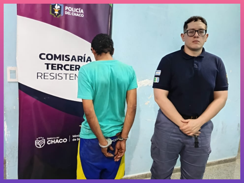 RESISTENCIA: Terminó Tras Las Rejas Por Tener Dos Pedidos De Captura