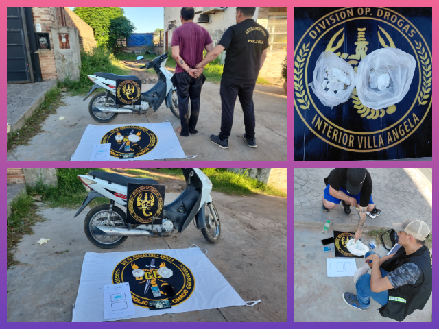 VILLA ÁNGELA: Intentó Evitar A La Policía Y Fue Detenido Con Cocaína