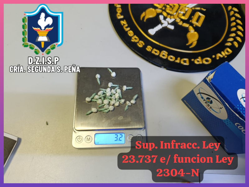 SÁENZ PEÑA: Descubrieron Cocaína En Comida Navideña De Detenidos.