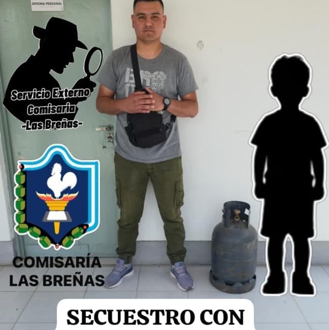 LAS BREÑAS: Efectivos Recuperan Un Tubo De Gas Robado De Un Domicilio