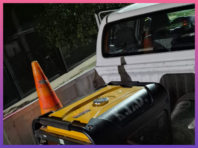 RESISTENCIA: Tras Prevención Lograron Secuestrar Y Restituir Un Grupo Electrógeno Robado Minutos Antes