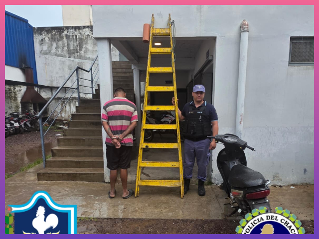CHACO: Demoraron A Un Hombre Por Sustraer Una Escalera