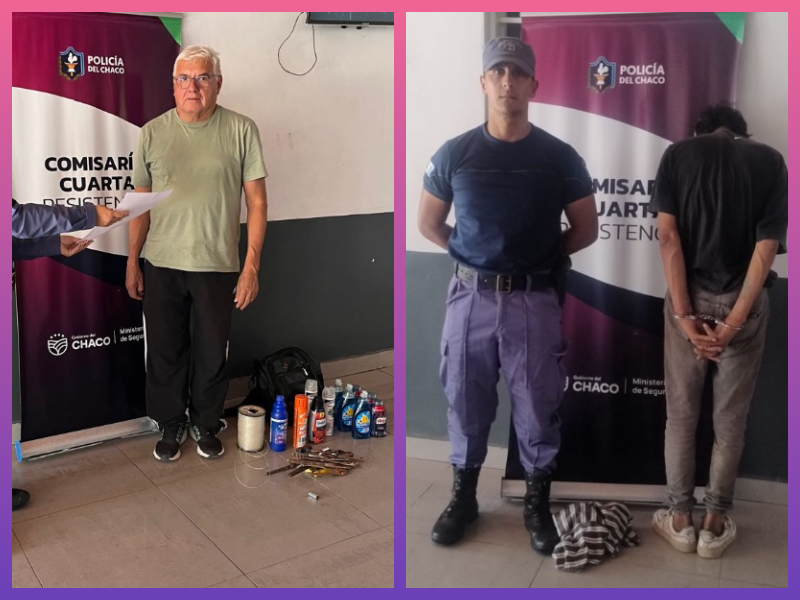 RESISTENCIA: Gracias A Una Rápido Intervención Lograron Recuperar Una Mochila Sustraída Momentos Antes