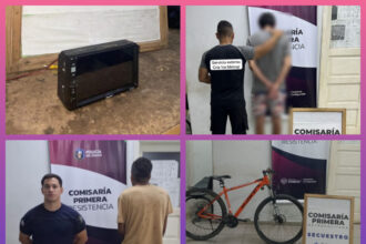 RESISTENCIA:   Intervención Con Dos Aprehendidos Por Hurto Y Robo