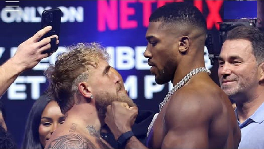 Anthony Joshua y el youtuber Jake Paul pelean esta noche por Netflix: lo que hay que saber