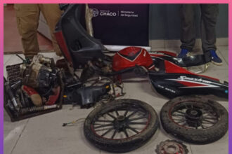 RESISTENCIA:    Secuestran Motopartes Con Pedido De Secuestro Activo En Villa Del Oeste