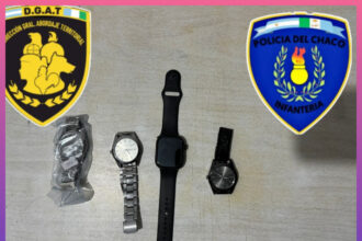 RESISTENCIA:      Detuvieron A Un Hombre Que Habría Sustraído  Relojes