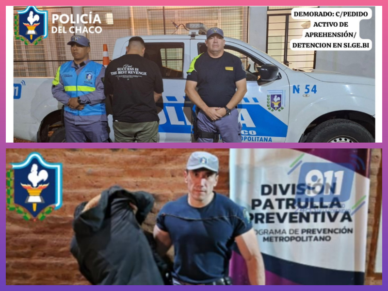 RESISTENCIA:  Detuvieron A Dos Sujetos Requeridos Por La Justicia