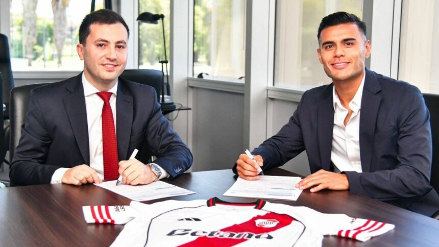 River oficializó la llegada de Fausto Vera, su primer refuerzo del mercado de pases