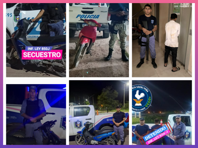CHACO:    Numerosos Secuestros Y Detenidos En Toda La Provincia