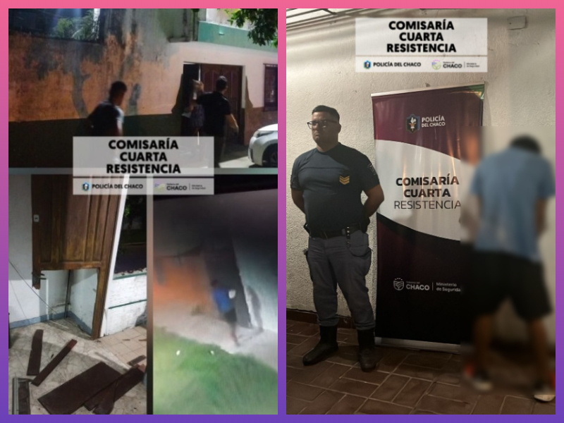 RESISTENCIA:    Retuvieron A Un Sospechoso Acusado De Varios Robos En La Zona