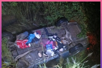 LAS BREÑAS: Vuelco Por La Lluvia En Ruta 89