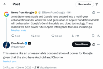 Apple apuesta por Google Gemini para potenciar a Siri con inteligencia artificial