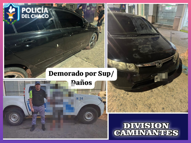 RESISTENCIA: Demoraron A Un Adolescente De 17 Años Por Causar Daños En Un Boliche Y En Un Automóvil