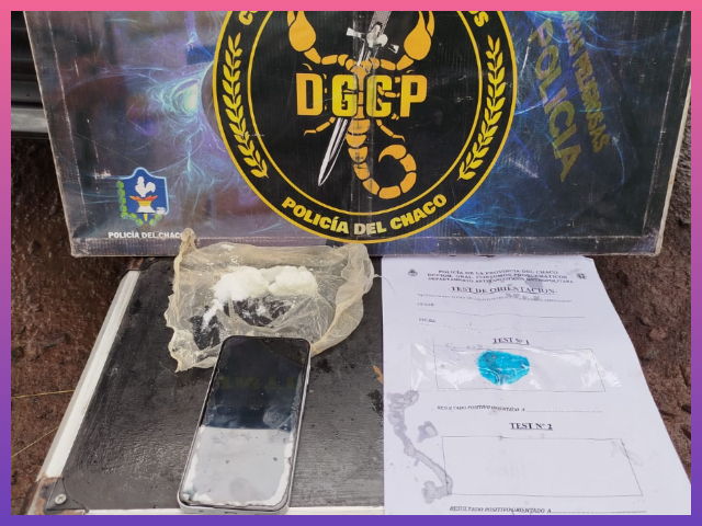 RESISTENCIA:  Tras Denuncia Anónima, Operativo Antinarcóticos Terminó Con Dos Detenidos Y El Secuestro De Cocaína