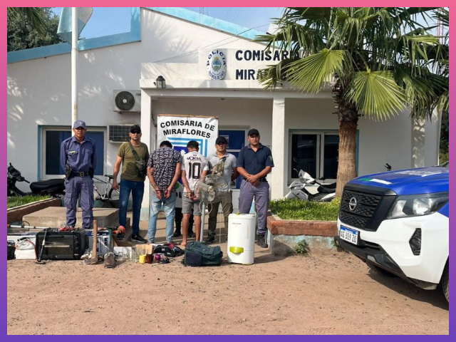 CHACO: Dos Aprehendidos Tras Rápido Accionar Policial En Miraflores