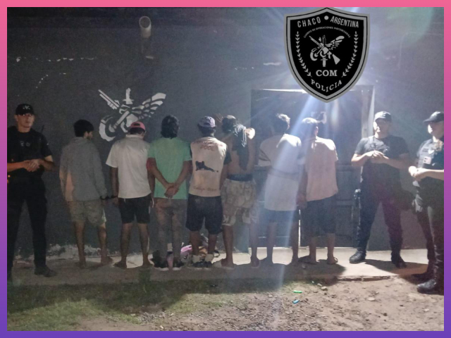 SÁENZ PEÑA: Causaban Desorden En El Barrio, Terminaron Detenidos