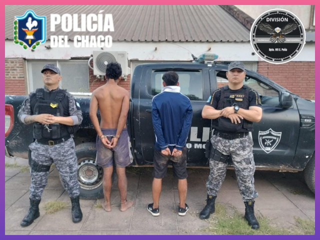 SÁENZ PEÑA: Dos Detenidos Por El Robo A La Vivienda De Un Gendarme